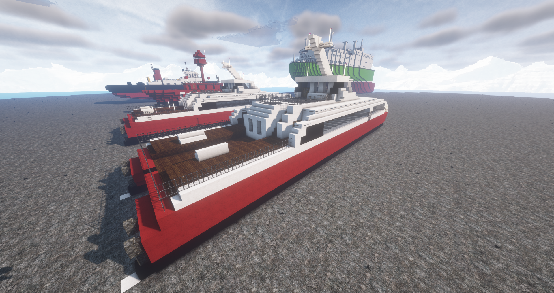 MV Redjet 3 Minecraft ship build